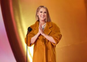 Celine Dion was greeted with a standing ovation at the 2024 Grammy Awards in February, where she presented Taylor Swift with the award for Album of the Year. 