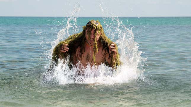Image for article titled Naked Man Emerging From Ocean Must Have Just Finished Evolving
