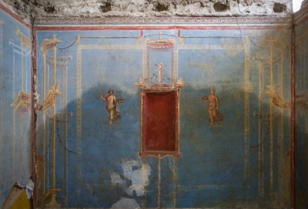 Rare 'blue room' believed to have functioned as a Roman shrine