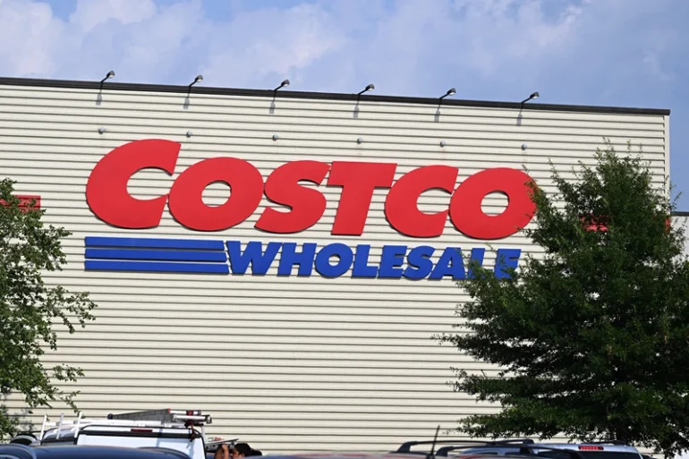 US-RETAIL-COSTCO
A Costco Wholesale warehouse sign is seen outside of a store in Silver Spring, Maryland, on August 5, 2023. (Photo by Mandel NGAN / AFP) (Photo by MANDEL NGAN/AFP via Getty Images)
