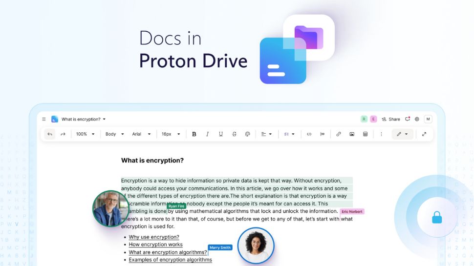 Science & Tech: Proton Drive Launches Microsoft Word Competitor