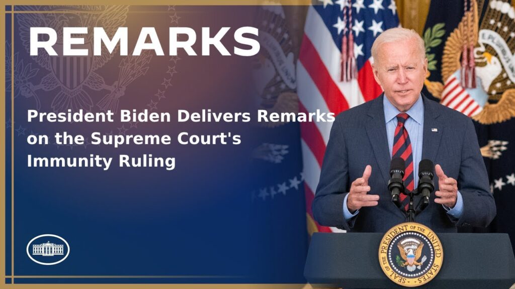 President Biden Delivers Remarks on the Supreme Court's Immunity Ruling