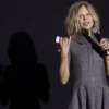 Meg Ryan speaks as she receives the Honorary Heart of Sarajevo Award at the Sarajevo Film Festival, in Sarajevo, Bosnia and Herzegovina, August 20, 2024. REUTERS/Amel Emric