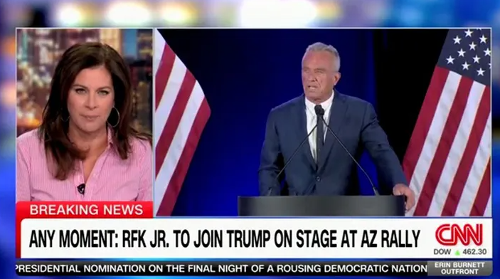 Politics: Cnn Anchor Admits Rfk Jr Endorsing Trump “is Huge”