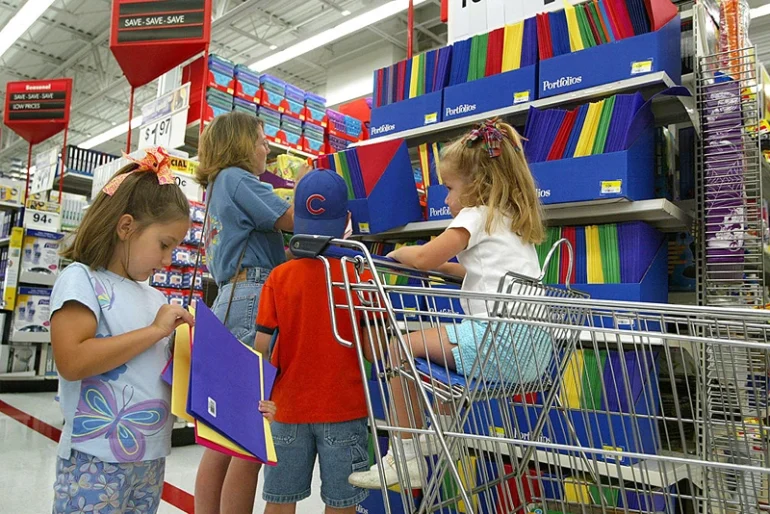 Politics: Salvation Army Helps Families Shopping For New School Supplies