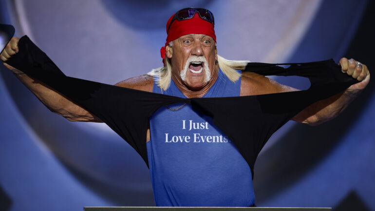 Satire News: Hulk Hogan Rips Open Shirt At Dnc To