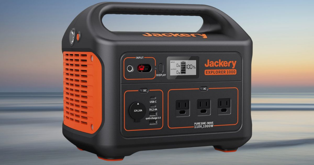 Travel & Lifestyle: Jackery Explorer 1000 Portable Generator Is 50%