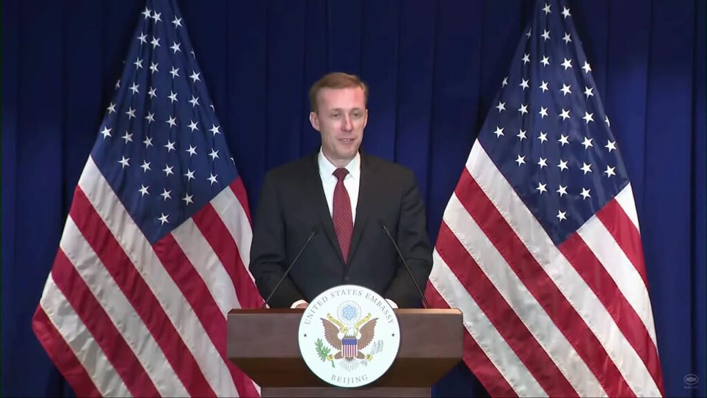 NSC Press Briefing with National Security Advisor Jake Sullivan from Beijing, China