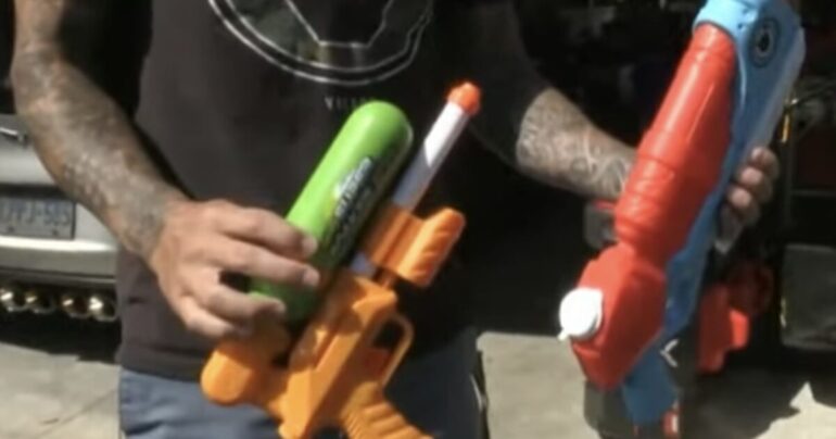 Accidental Water Gun Spray Leads To Woman Receiving 'Assault With A Weapon' Charge? * 100PercentFedUp.com * by Danielle