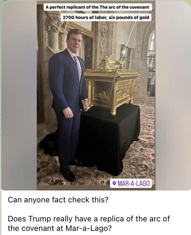 Does Trump Really Have a Replica of the Ark of the Covenant at Mar-a-Lago? * 100PercentFedUp.com * by Noah