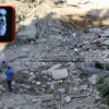 B| A man inspects the massive damage on September 28, 2024 in the Hadath neighbourhood of Beirut's southern suburbs in the aftermath of overnight Israeli airstrikes on the outskirts of the Lebanese capital. Israeli fighter jets bombarded the southern suburbs of Beirut overnight into September 28, sending panicked families fleeing massive strikes that were reportedly targeting Hezbollah chief Hassan Nasrallah. (Photo by AFP) (Photo by -/AFP via Getty Images) F| An image of the late leader of Hezbollah Hassan Nasrallah with a black stripe for mourning is displayed on a television set airing a broadcast from the private Lebanese station NBN in Beirut on September 28, 2024. Lebanon's Iran-backed Hezbollah group confirmed on September 28, 2024 that its leader Hassan Nasrallah had been killed, after Israel said it had "eliminated" him in a strike on south Beirut a day earlier. (Photo by JOSEPH EID / AFP) (Photo by JOSEPH EID/AFP via Getty Images)