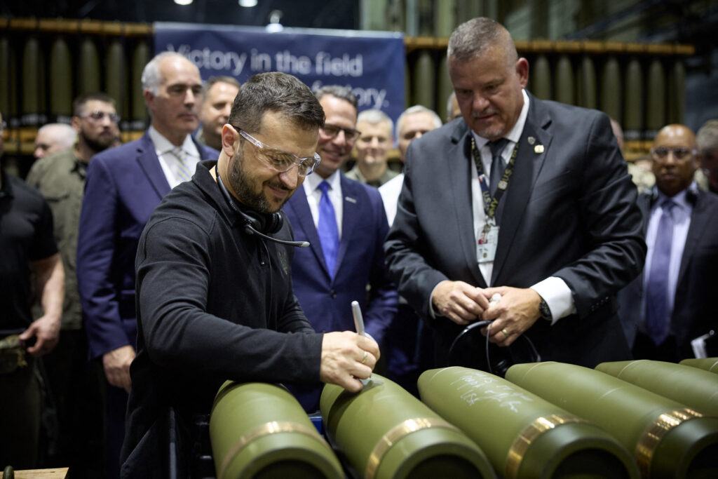 Politics: Zelensky's Arms Factory Visit Reeks Of Partisan Foreign Election Interference