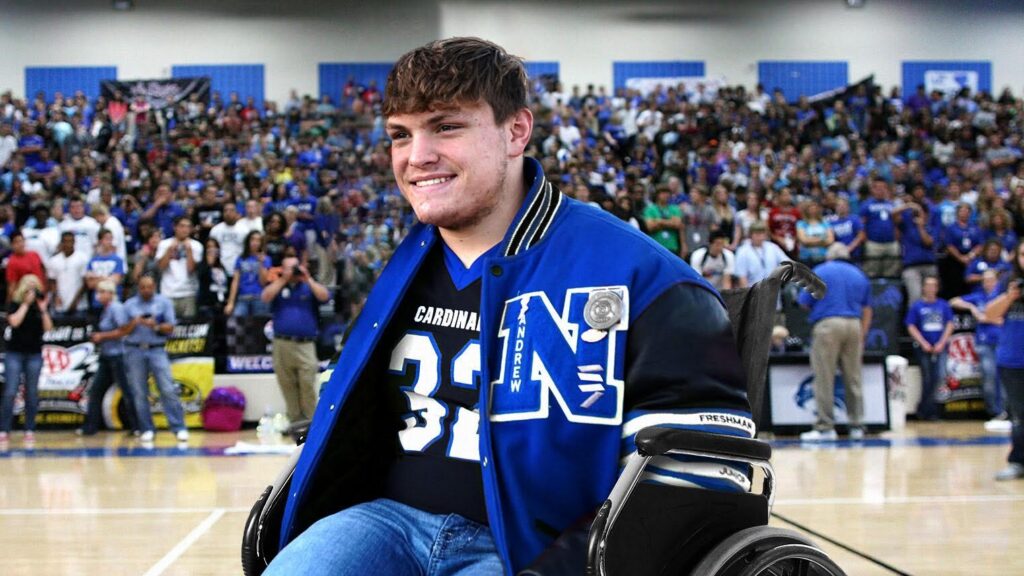 Satire News: Paralyzed High School Quarterback Praised As Hero For