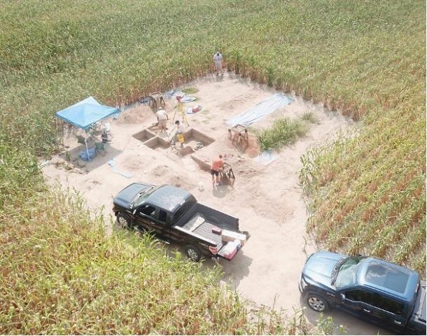 The Belson site in Southwestern MI where Clovis tools have been found.