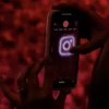 A logo of mobile application Instagram is seen on a mobile phone, during a conference in Mumbai, India, September 20, 2023. REUTERS/Francis Mascarenhas/File Photo