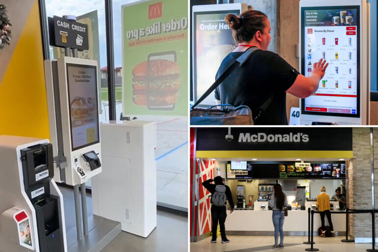 Science & Tech: Mcdonald's Rolls Out Self Serve Cash Kiosks That