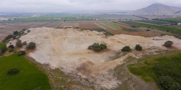 Pañamarca panorama, aerial drone photography. (José Antonio Ochatoma Cabrera/ Denver Museum of Nature & Science)