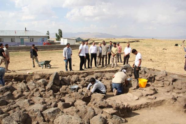 Structure found at the site of the Battle of Manzikert, Mus, Türkiye. (Alparslan University)