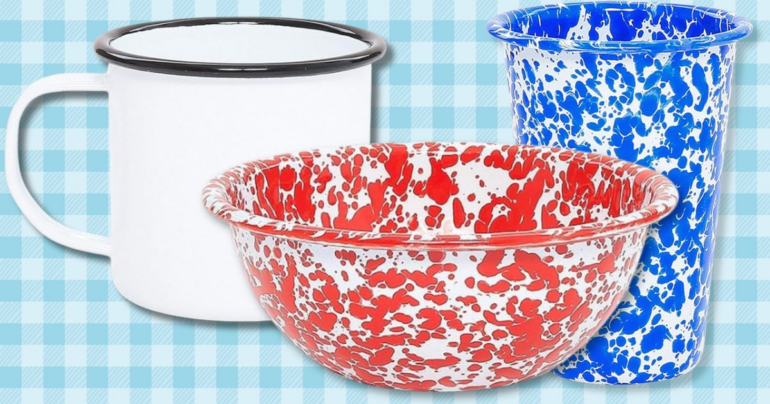 Travel & Lifestyle: This Vintage Style Enamelware Is Hiding On Amazon