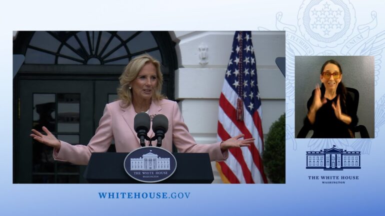 First Lady Jill Biden Hosts a Celebration of the Opening of The People's House