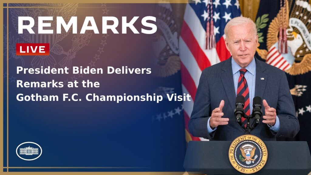 President Biden Delivers Remarks at the Gotham F.C. Championship Visit