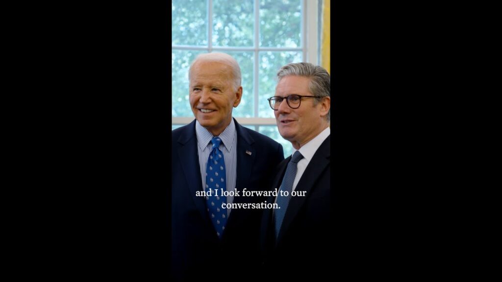 President Biden welcomes PM Kier Starmer of the U.K. to the White House for a bilateral meeting