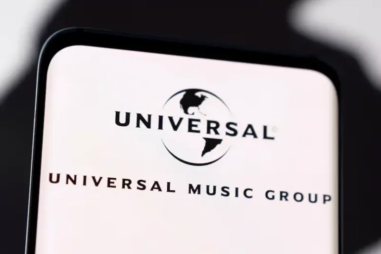 Universal Music Group logo is seen displayed in this illustration taken, May 3, 2022. REUTERS/Dado Ruvic/Illustration/File Photo