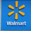 The company logo is shown on the front of the building at a Walmart store on May 18, 2023 in Chicago, Illinois. Walmart, the world's largest retailer, today reported first-quarter same-store sales growth that beat expectations and the company raised its full-year forecast. (Photo by Scott Olson/Getty Images)