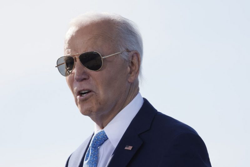 US President Joe Biden speaks about his Investing in America agenda in Baltimore, Maryland, on October 29, 2024. (Photo by Ting Shen / AFP) (Photo by TING SHEN/AFP via Getty Images)