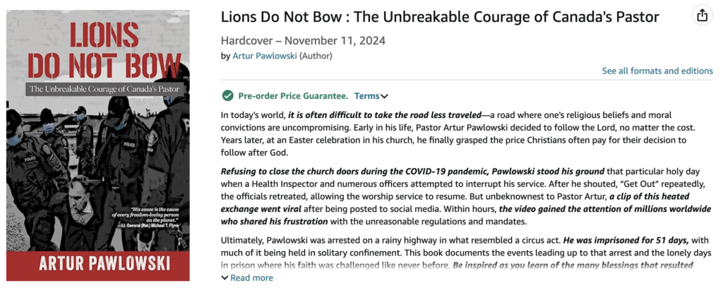 Canada’s Pastor Artur Pawlowski EXPOSES It All On My Show — “Get out!” * 100PercentFedUp.com * by Noah