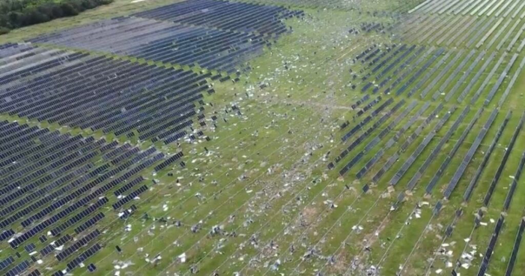 Hurricane Milton Decimates Florida Solar Power Plant * 100PercentFedUp.com * by Danielle