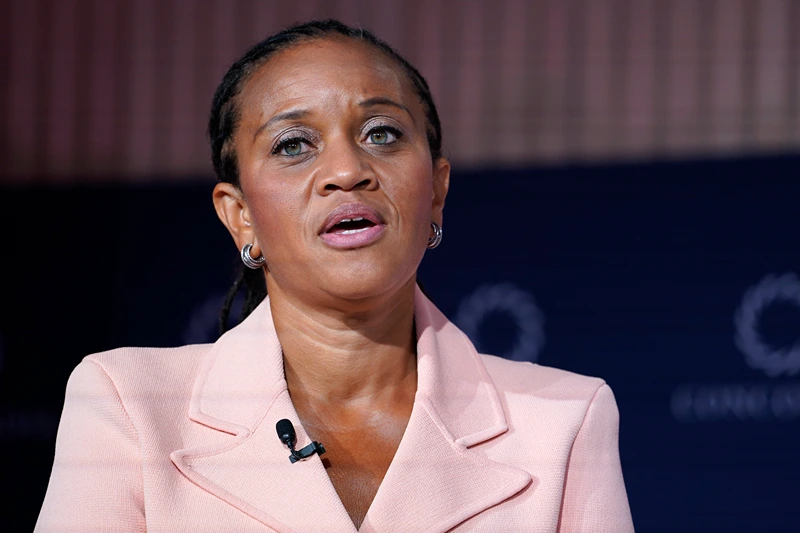 NEW YORK, NEW YORK - SEPTEMBER 20: First Deputy Mayor, NYC Office Of The Mayor, T.H. Sheena Wright speaks during the 2023 Concordia Annual Summit at Sheraton New York on September 20, 2023 in New York City. (Photo by John Lamparski/Getty Images for Concordia Summit)