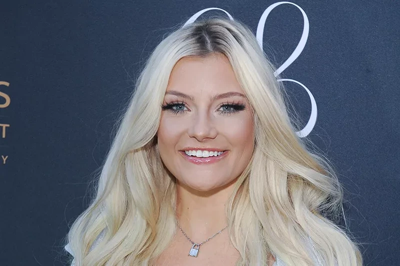 Taylor Rousseau and Cameron Grigg attend the Maven's List Hosts Country Influencer VIP Night With Singer/Songwriter Caroline Jones at BOA Steakhouse event on November 4, 2022 in West Hollywood, California. (Photo by Amy Graves/Getty Images for Maven's List)