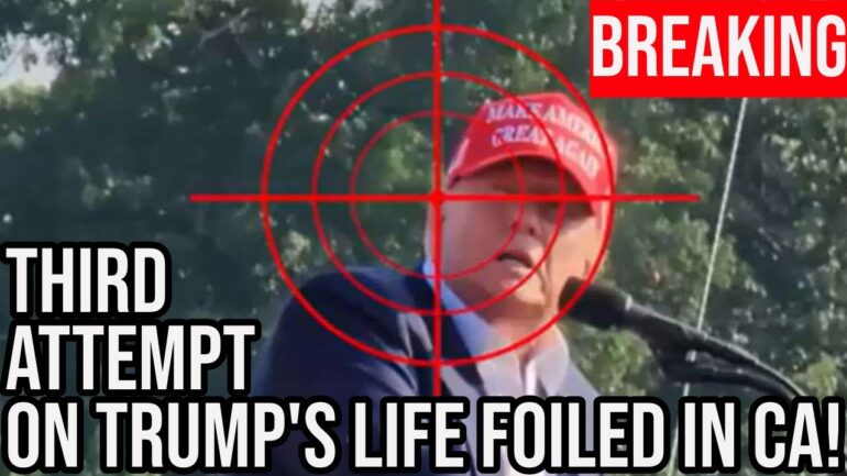 BREAKING: Gunman Disguised as Reporter Attempted to KILL Trump in California!