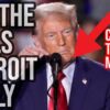 MIC CUT - Detroit Rally didn't Go as Planned - Trump gets FURIOUS