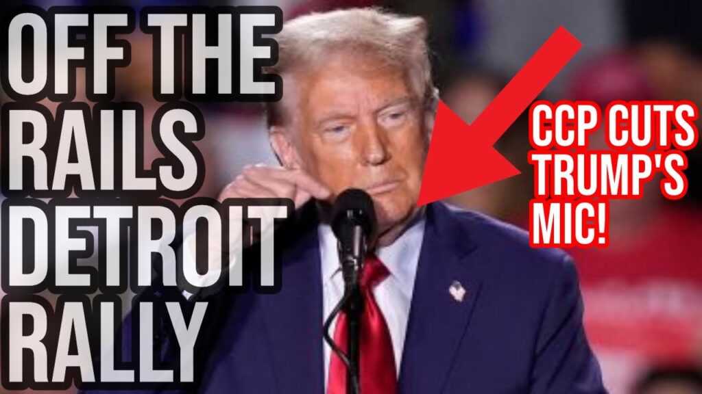 MIC CUT - Detroit Rally didn't Go as Planned - Trump gets FURIOUS