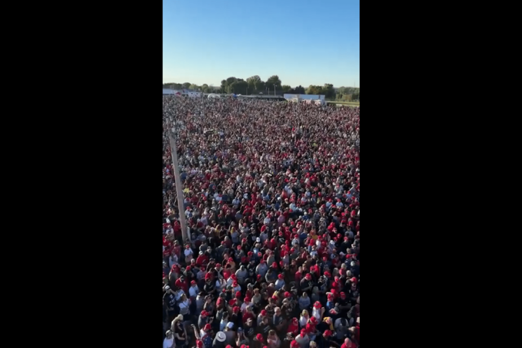 Politics: Over 105k Attended Trump Butler Rally