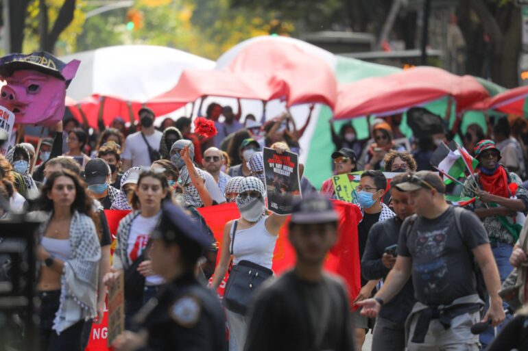 Politics: Protesters Celebrating Oct. 7 Horrors Across Nyc Are Showing