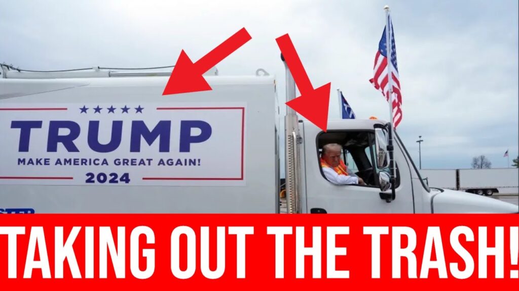 TAKING OUT THE TRASH: Trump's EXPLOSIVE Press Conference in Garbage Truck!