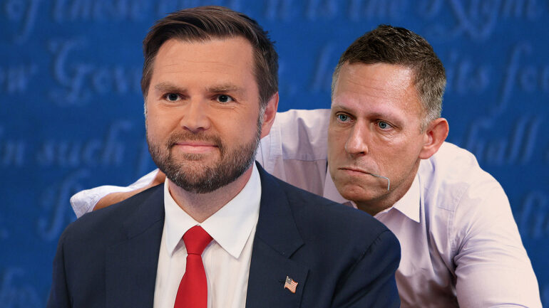 Satire News: Peter Thiel Rushes To Restart Glitching J.d. Vance