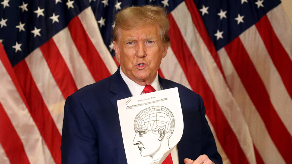 Satire News: Trump Releases Skull Measurements From Phrenology Exam