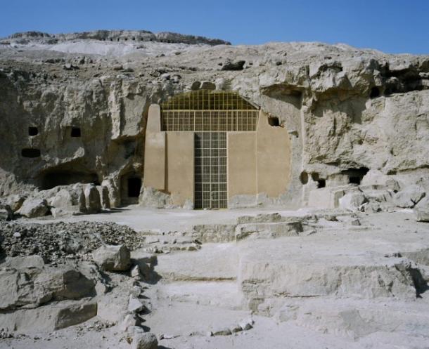 The new burial chamber was found under Djefai-Hapy's tomb, at the Western Mount of Asyut, Egypt.