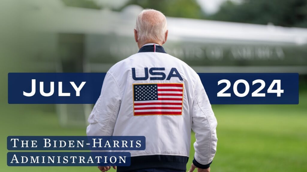 A look back at July 2024 at the Biden-Harris White House