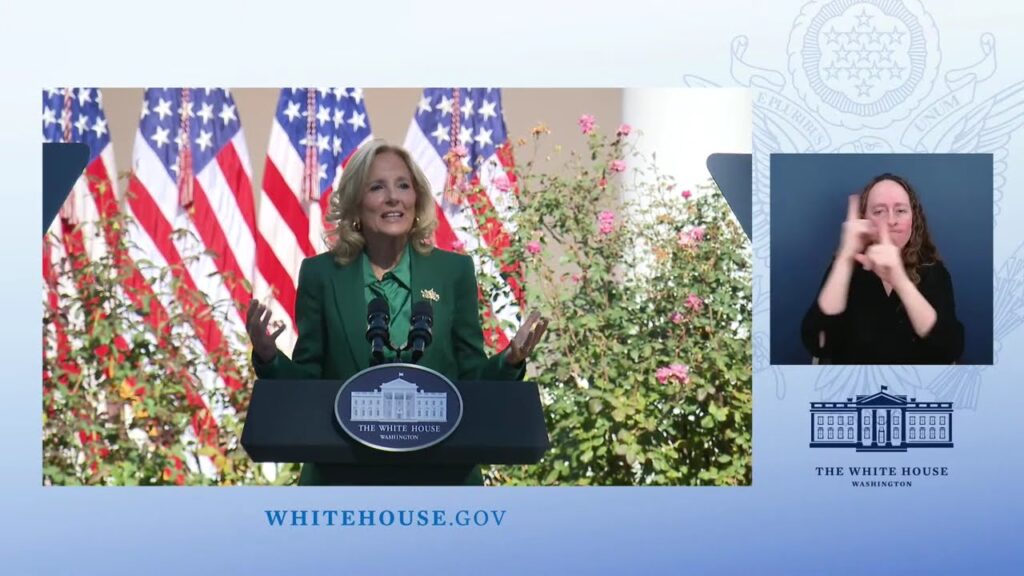 First Lady Jill Biden Unveils the New White House Public Tour