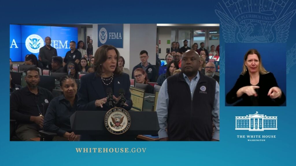 Vice President Harris Delivers Remarks at FEMA Headquarters