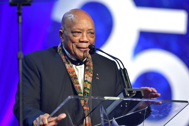 Quincy Jones speaks onstage during Celebrity Fight Night XXV on March 23, 2019 in Phoenix, Arizona. (Photo by Amy Sussman/Getty Images for Celebrity Fight Night)