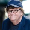 NEW YORK, NY - JULY 26:  Filmmaker Michael Moore enters the "The Late Show With Stephen Colbert" taping at the Ed Sullivan Theater on July 26, 2017 in New York City.  (Photo by Ray Tamarra/GC Images)