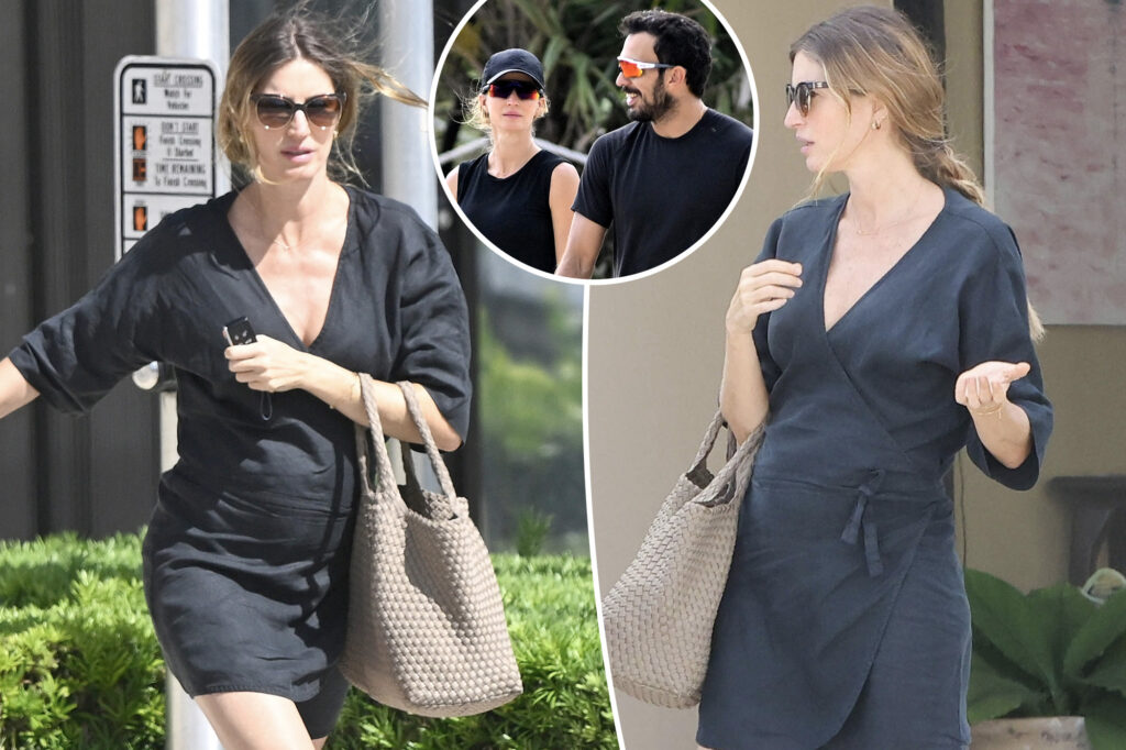 Gossip & Rumors: Pregnant Gisele Bundchen Debuts Baby Bump In