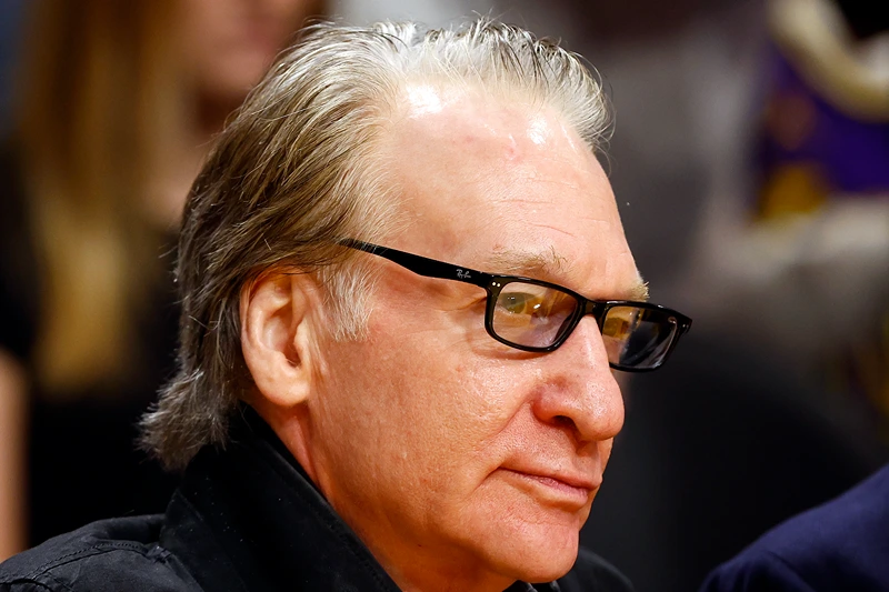 Bill Maher attends a game between the Houston Rockets and the Los Angeles Lakers at Crypto.com Arena on December 02, 2023 in Los Angeles, California. NOTE TO USER: User expressly acknowledges and agrees that, by downloading and/or using this photograph, user is consenting to the terms and conditions of the Getty Images License Agreement. (Photo by Ronald Martinez/Getty Images)