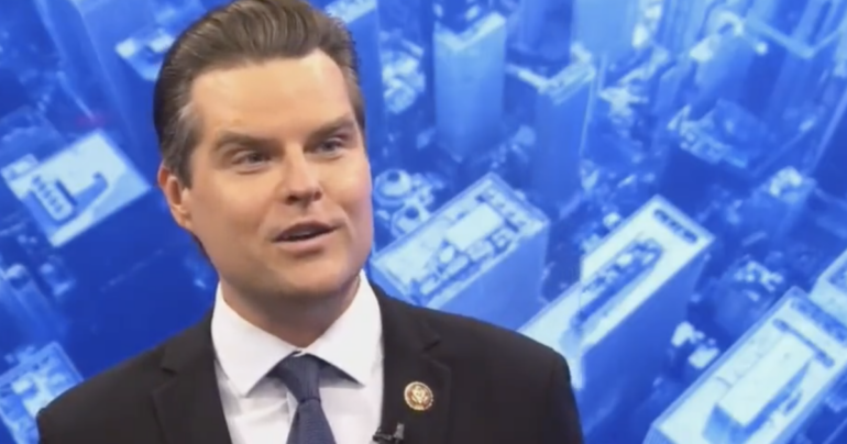 Here’s Where You Can Find Matt Gaetz Since He’s Withdrawn His Name From AG Consideration * 100PercentFedUp.com * by Russell Bartlett